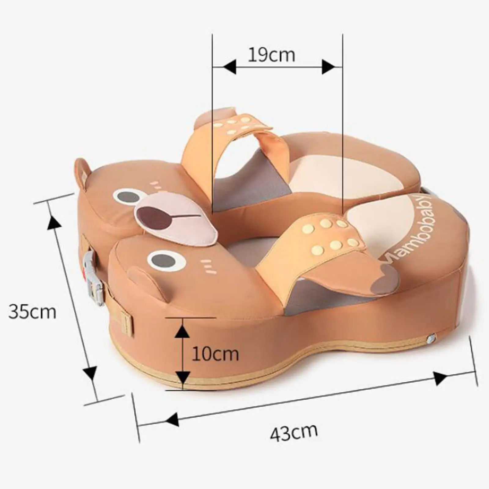 Bóia de natação para bebês, acessórios macios e sólidos para piscina, flutuador para crianças