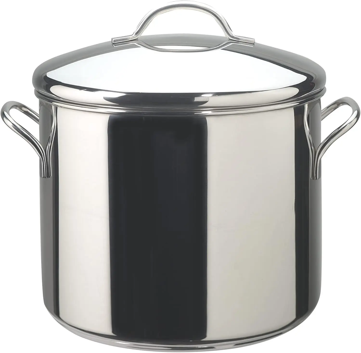 Classic Stainless Steel Stock Pot/Stockpot with Lid 12 Quart Silver DURABLE AND VERSATILE STOCKPOT DISHWASHER SAFE POT