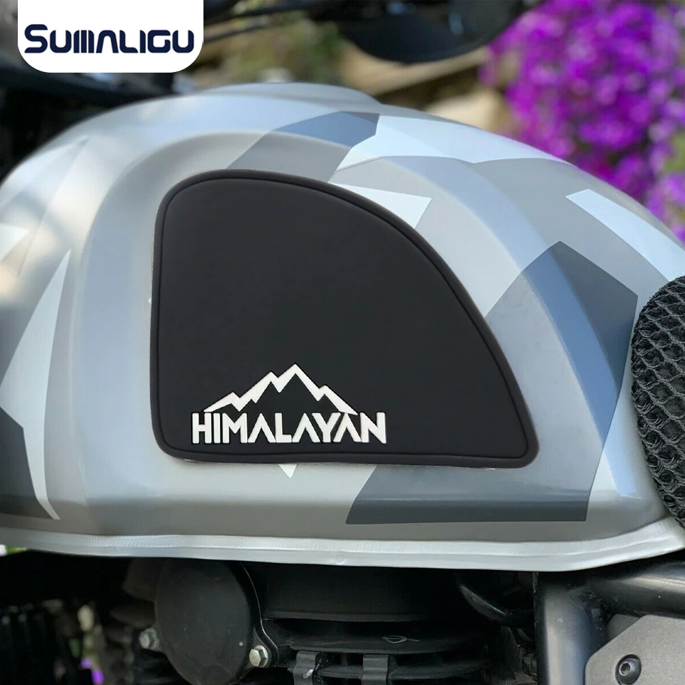 For Royal Enfield Himalayan 400 2021 Motorcycle Himalayan400 Side Fuel Tank Pad Sticker Rubber Sticker