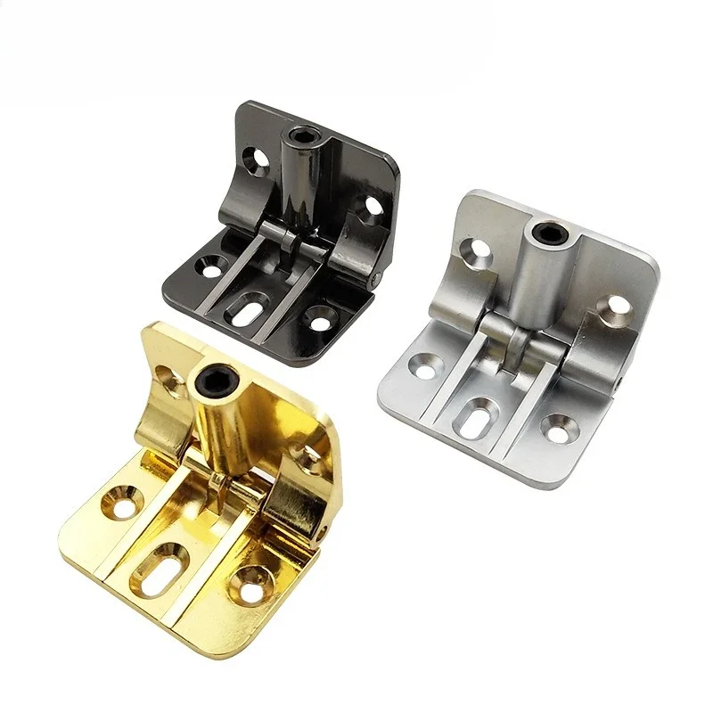 4Pcs Zinc Alloy 90 180 Degrees Position Lid Butt Hinge For Flap Folding Door Chrome Matte Silver Gold Gun Black