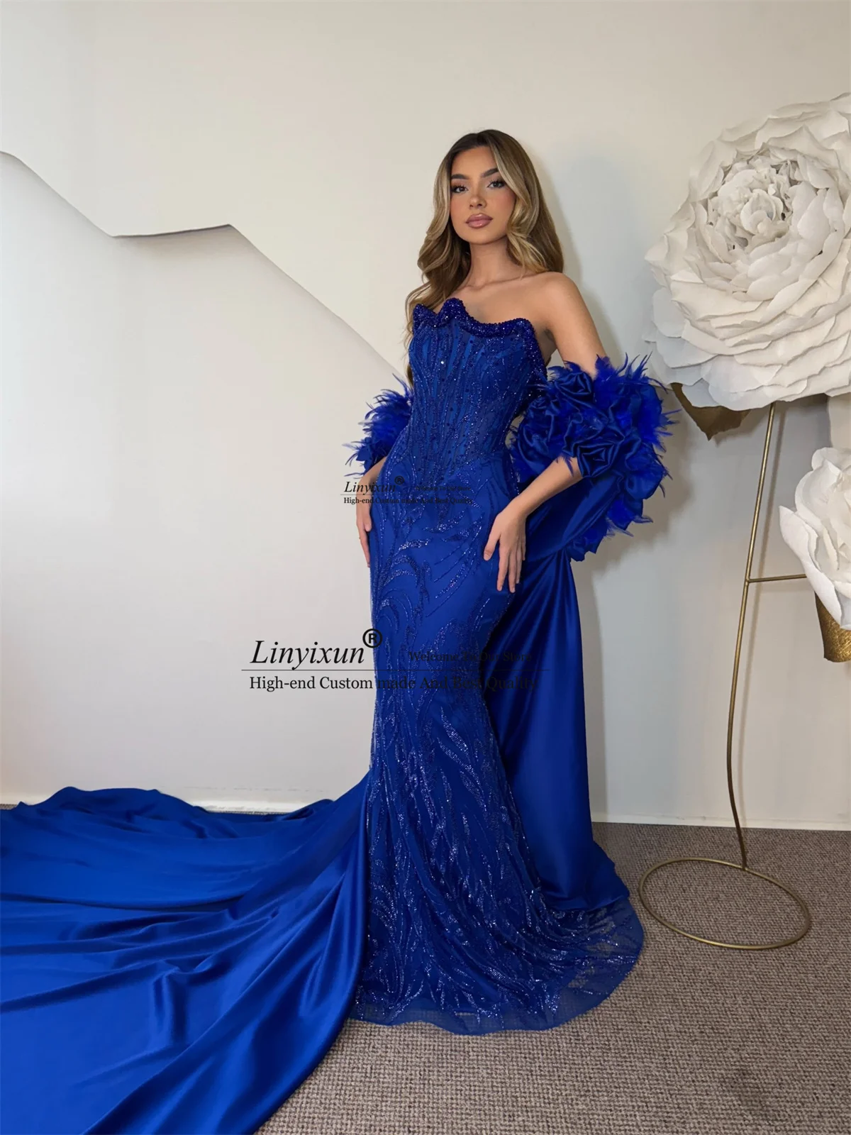 Shiny Sequins Lace …