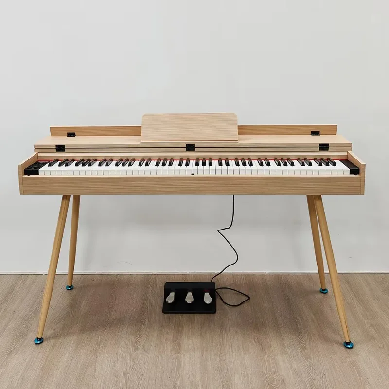 Digital piano Large music stand Portable 88-key hammer Action keyboard Bluetooth Midi desk Piano factory design A13T - view 3