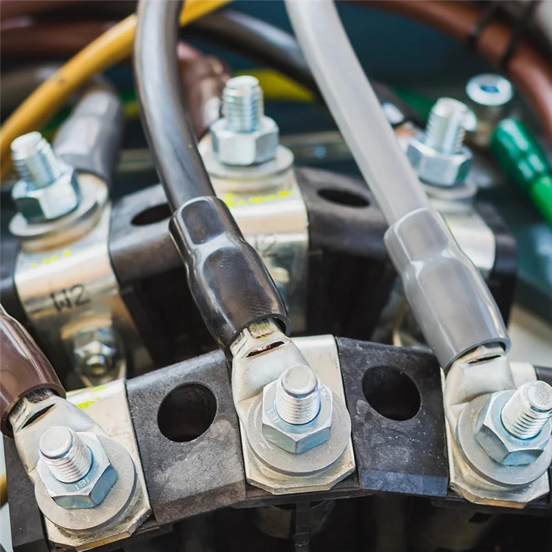 Leading-Edge-140 Tube Cable Lugs Tube Cable Lugs For Car Battery Cable Set, 70 Tube Cable Lugs Set + 70 Sleeves, Sc Tube Termina