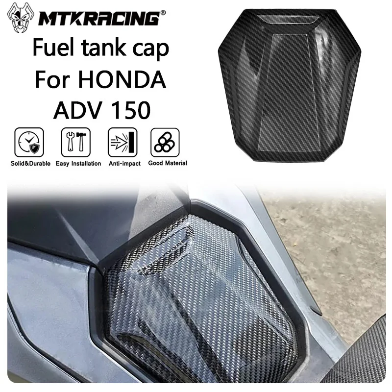 MTKRACING Fuel tank cap For HONDA ADV 150 2019-2021 Motorcycle Fuel Tank Cap Fuel Gas Oil Tank Cap Cover Accessories