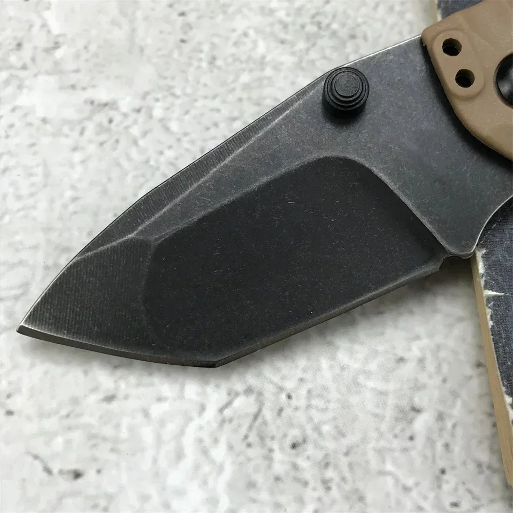 KS 8750 Mini couteau pliant militaire multifonction lame 8Cr13Mov manche en fibre de verre en Nylon pour Camping en plein air chasse survie