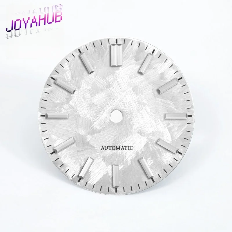 Customizable Logo No Luminous Dial, Repair and Modification Accessories, 28.5mm Dial Suitable for NH35 Movement Cherry Blossom