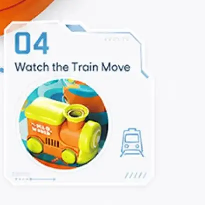 Interactive Tabletop Multiplayer Game Toy Blow-Up Ball Train Children's Educational Toys Family Games Steering Wheel Operation