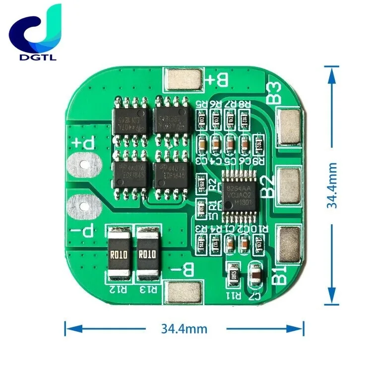 4S 14,8 V / 16,8 V 20 A Spitze Li-Ion BMS PCM Batterieschutzplatine BMS PCM 18650 Li Batterie