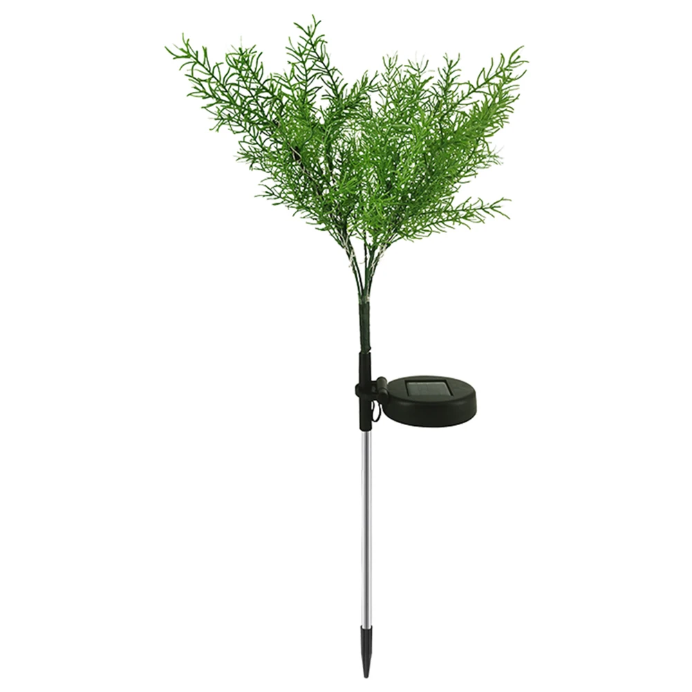 Solar Christmas Tree Lamp 600mAh Festival Floor Light Last Up To 8H Christmas Tree Garden Stake Light Christmas Holiday Dressing