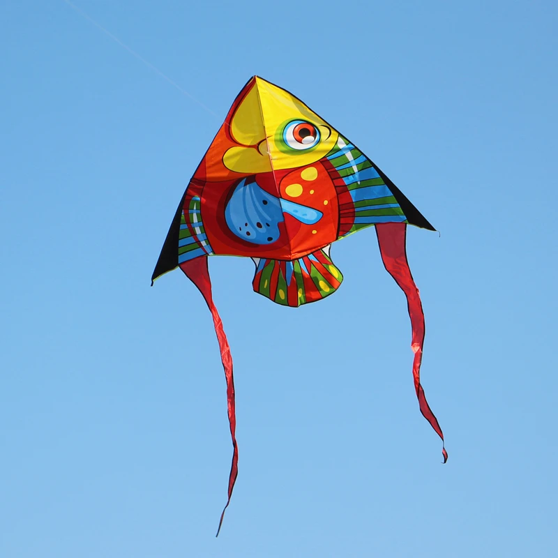 free shipping new fish kites flying children kites line outdoor toys for kids kites ripstop nylon kites eagle kites factory koi