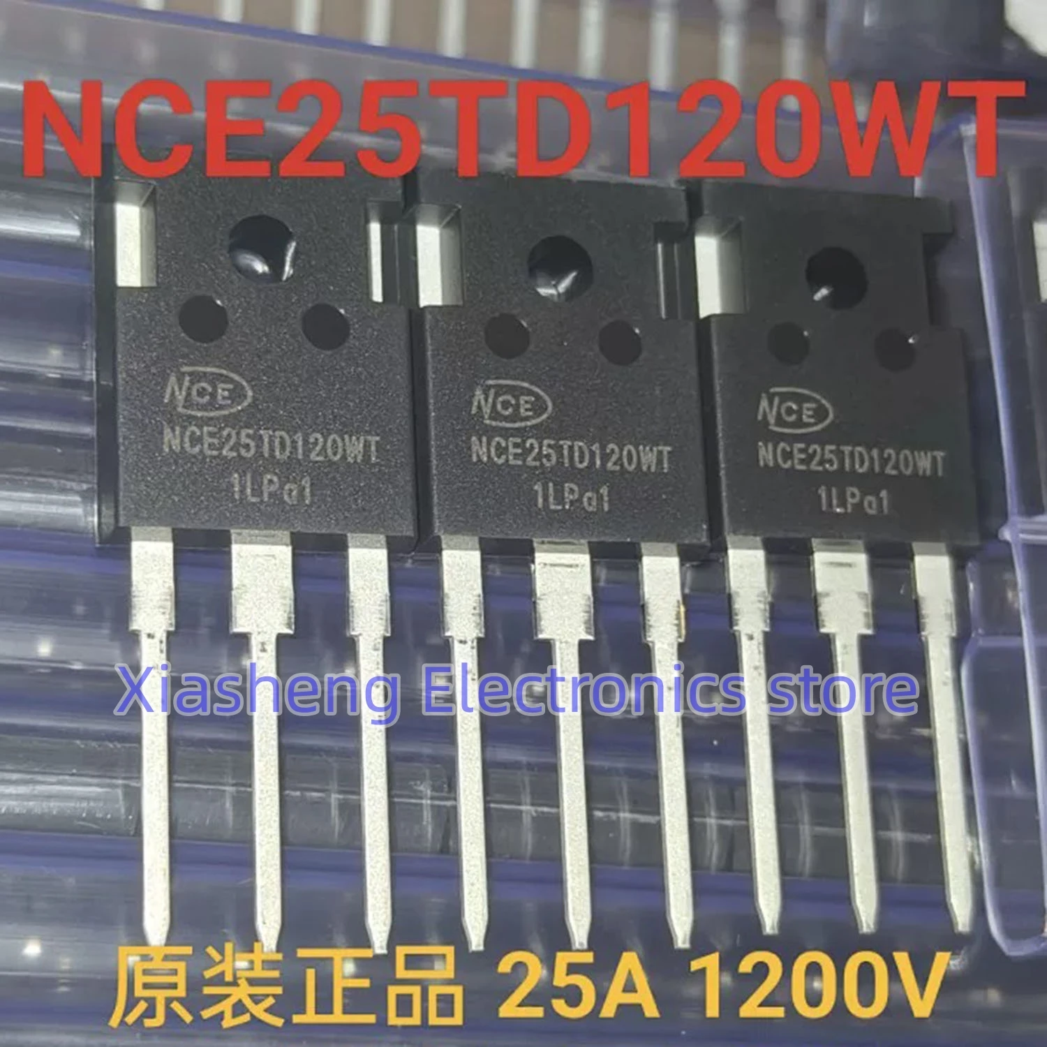 

New Original 10Pcs NCE25TD120WT TO-247 1200V 25A IGBT Field-effect Transistor In Stock Good Quality
