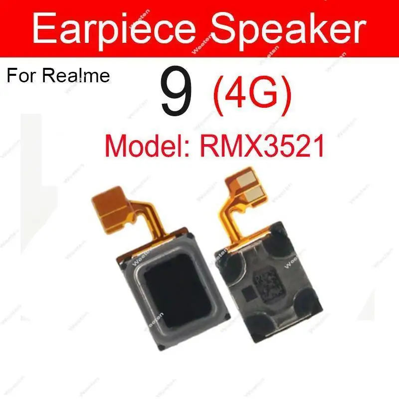 Earpiece Speaker For Realme 9 Pro Plus 9i 10S 10 Pro Plus 4G 5G Ear Speaker Flex Cable Earphone Sound Receiver Parts