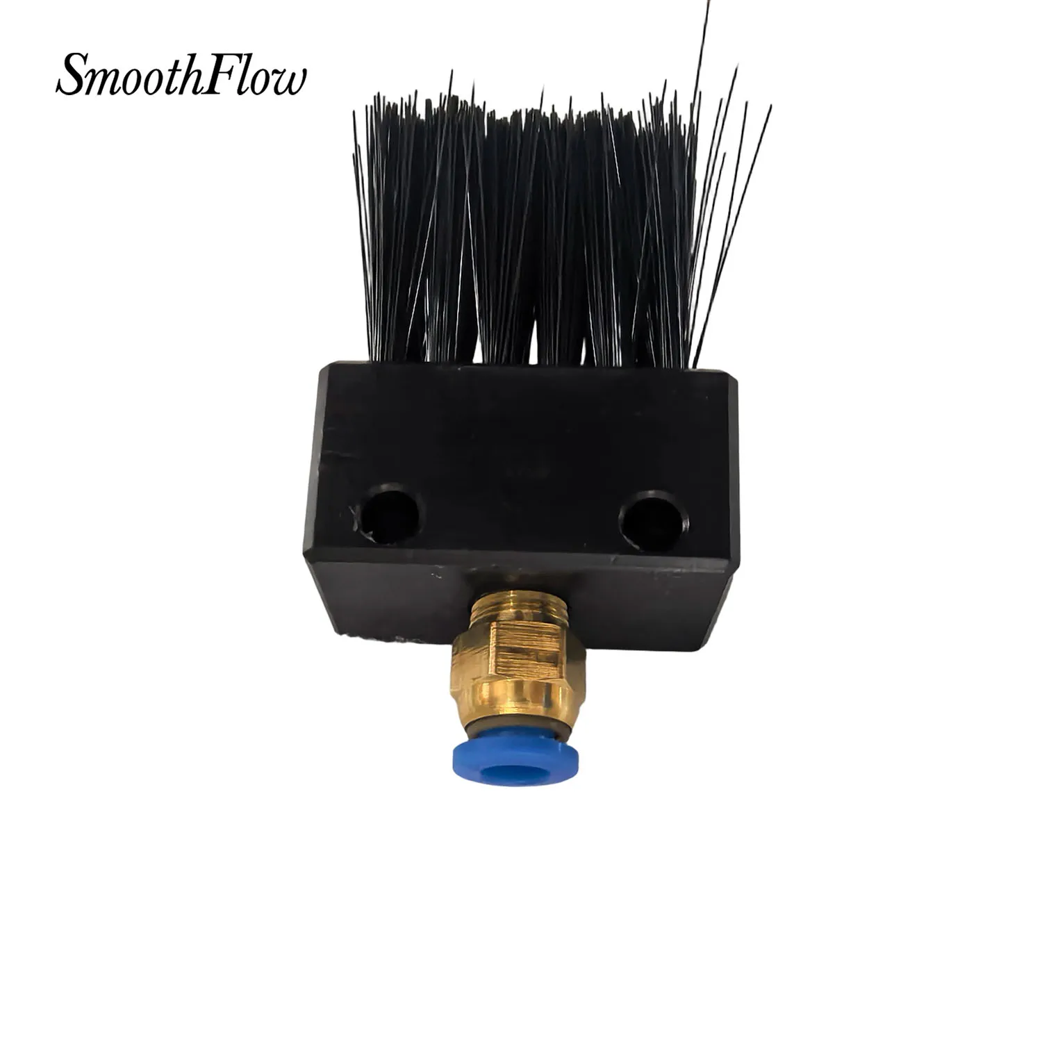 SmoothFlow 6mm Push-In Fitting with 45mm Nylon Brush for Chain Lubrication