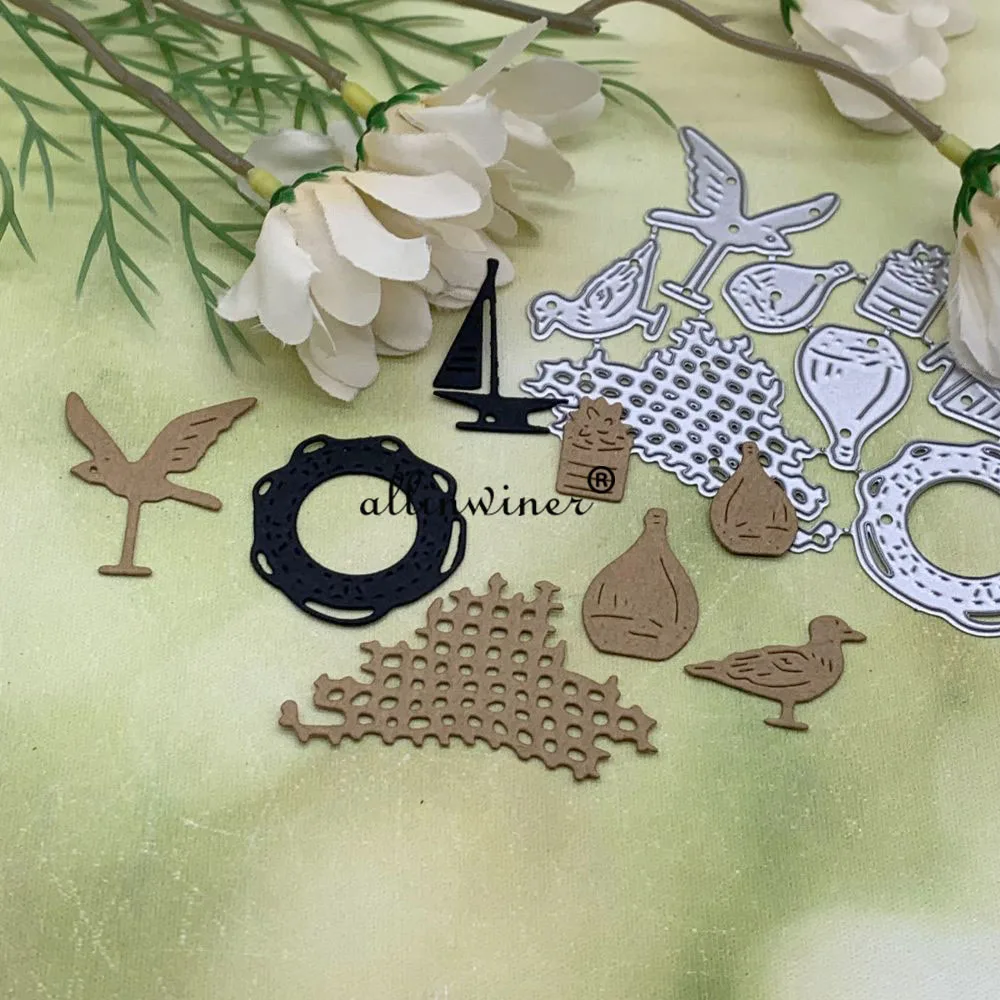 Seagull nautical decoration Metal Cutting Dies Stencils Die Cut for DIY Scrapbooking Album Paper Card Embossing