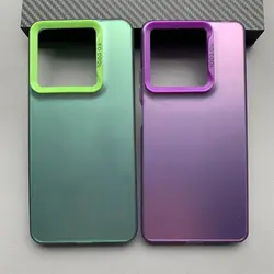 For vivo iQOO Z8x Case vivo iQOO Z8 Phone Case vivo iQOO Neo8 Pro Cover V2314A V2312A Luxury Metallic Aurora Skin Matte Cover