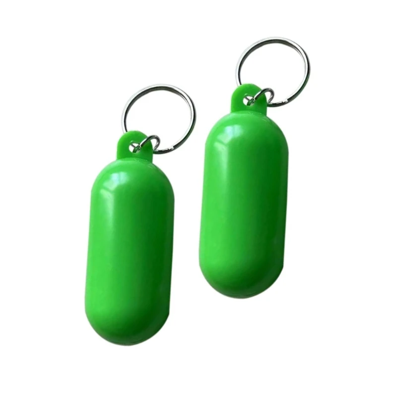 2 Pieces Floating Keyring Set for Boating Water Sport Buoyant Keyrings Ornament