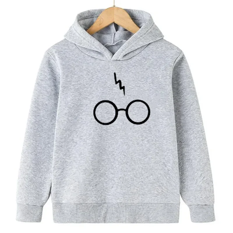 Fashionable and casual Harry Potter hooded sweatshirt for spring and autumn fun, cute boys and girls