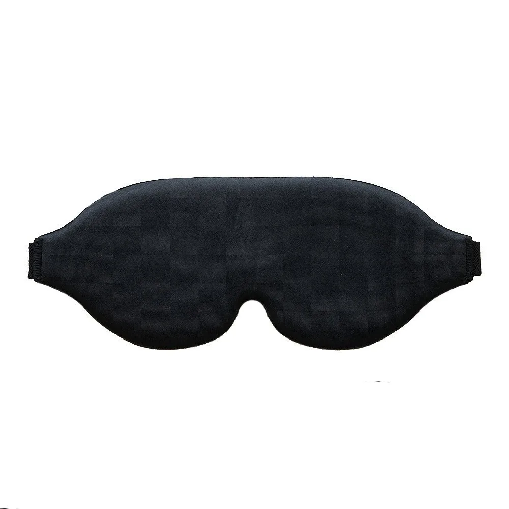 New Blackout Sleeping Mask Adjustable Strap Breathable Lightweight Sleep Eye Mask Polyester 3D Eye Mask Office Household