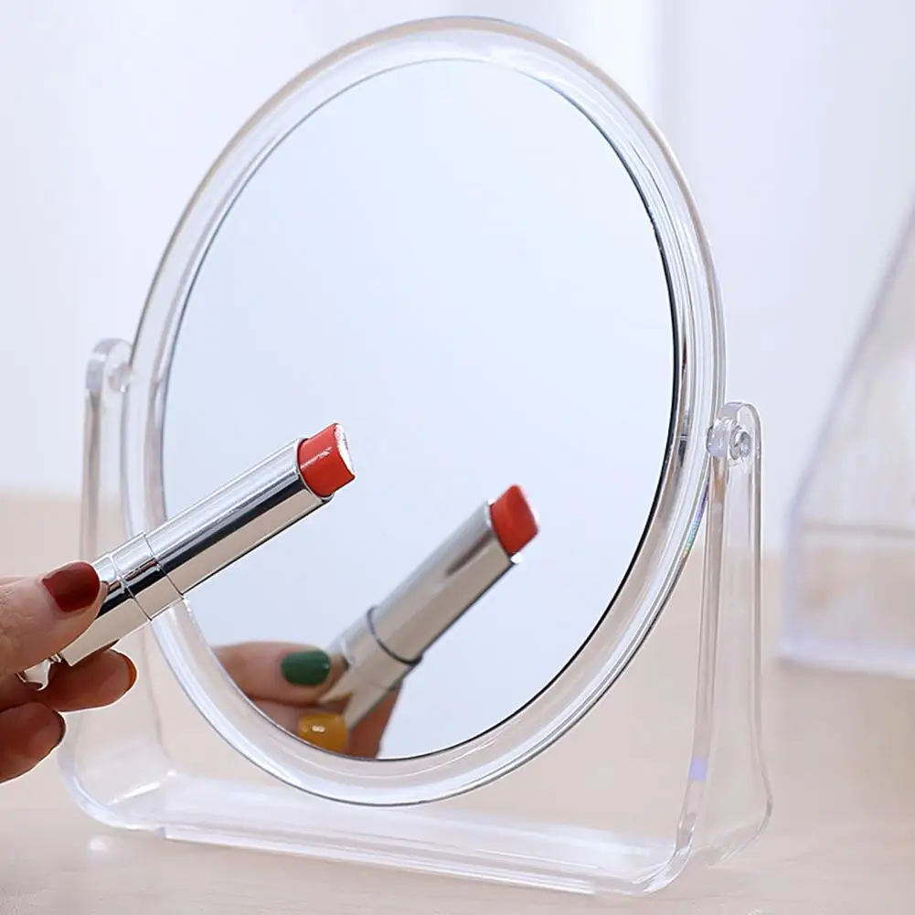 Round Makeup Mirror Makeup Mirror with 360-degree Rotation Portable Double Magnifying Makeup Mirror for Men Women 360 Degrees