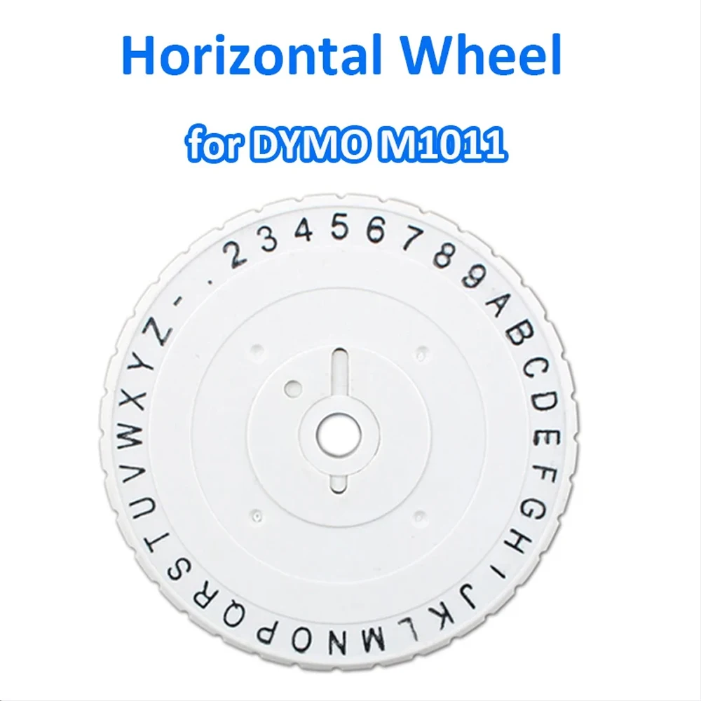 1Pcs Template Original Dymo Rhino Spare Embossing Wheel for M1011 Horizontal Version letter font and Reverse Image Wheel