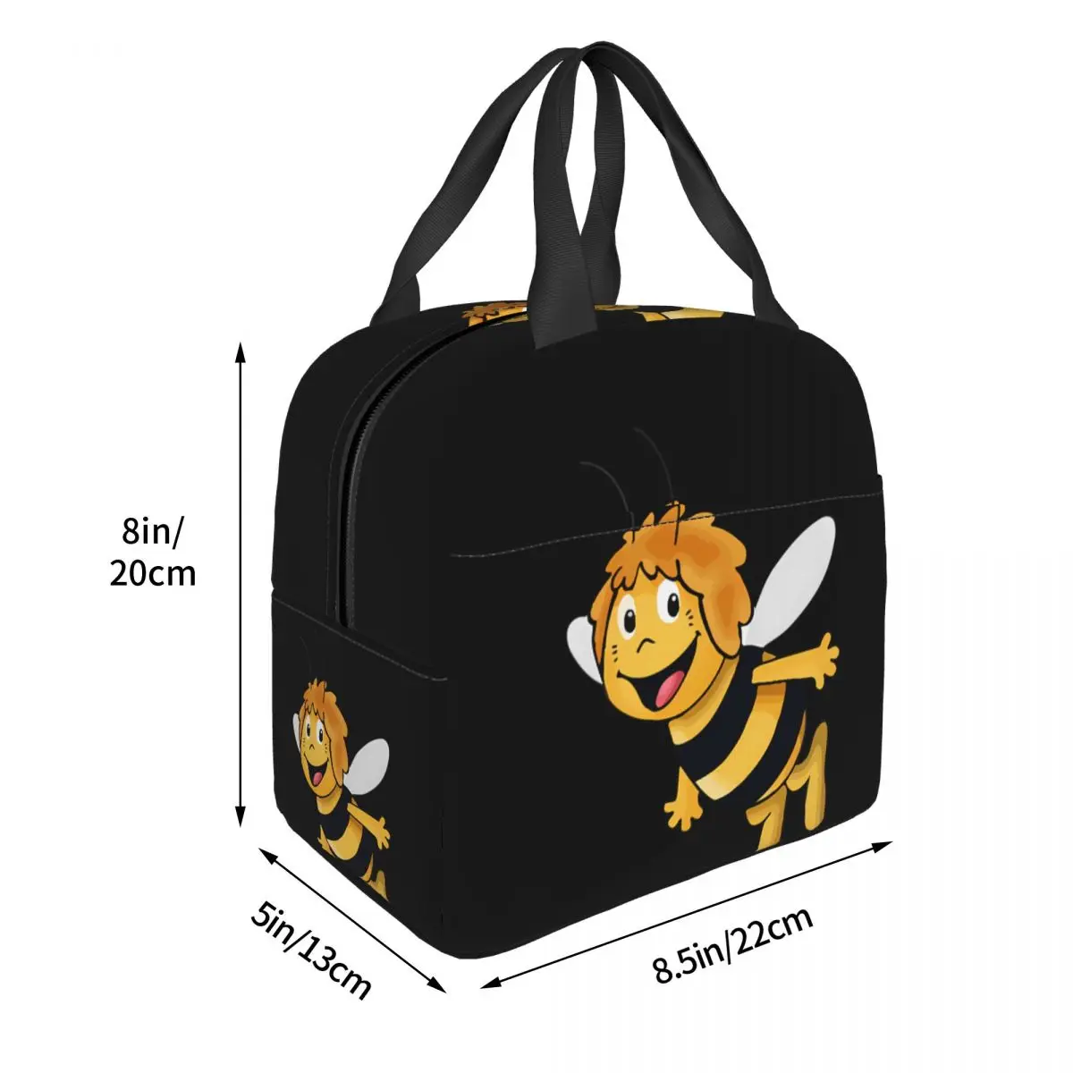 Maya The Bee Lunch Bag Unisex Portable Cooler Insulated Lunch Box Food Bento Box