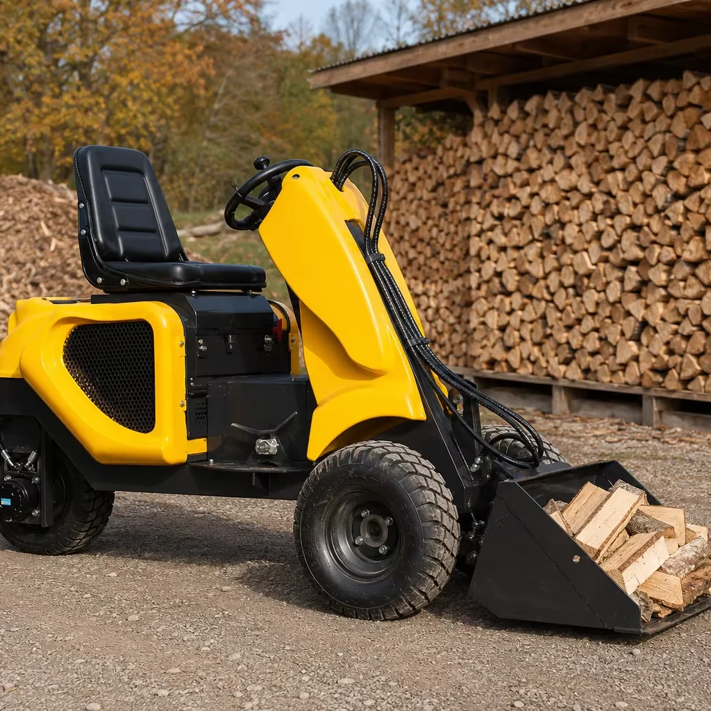 for`RL300 Ride on Loader for Horse Stables and Small Farms with Zero Inside Turning Radius