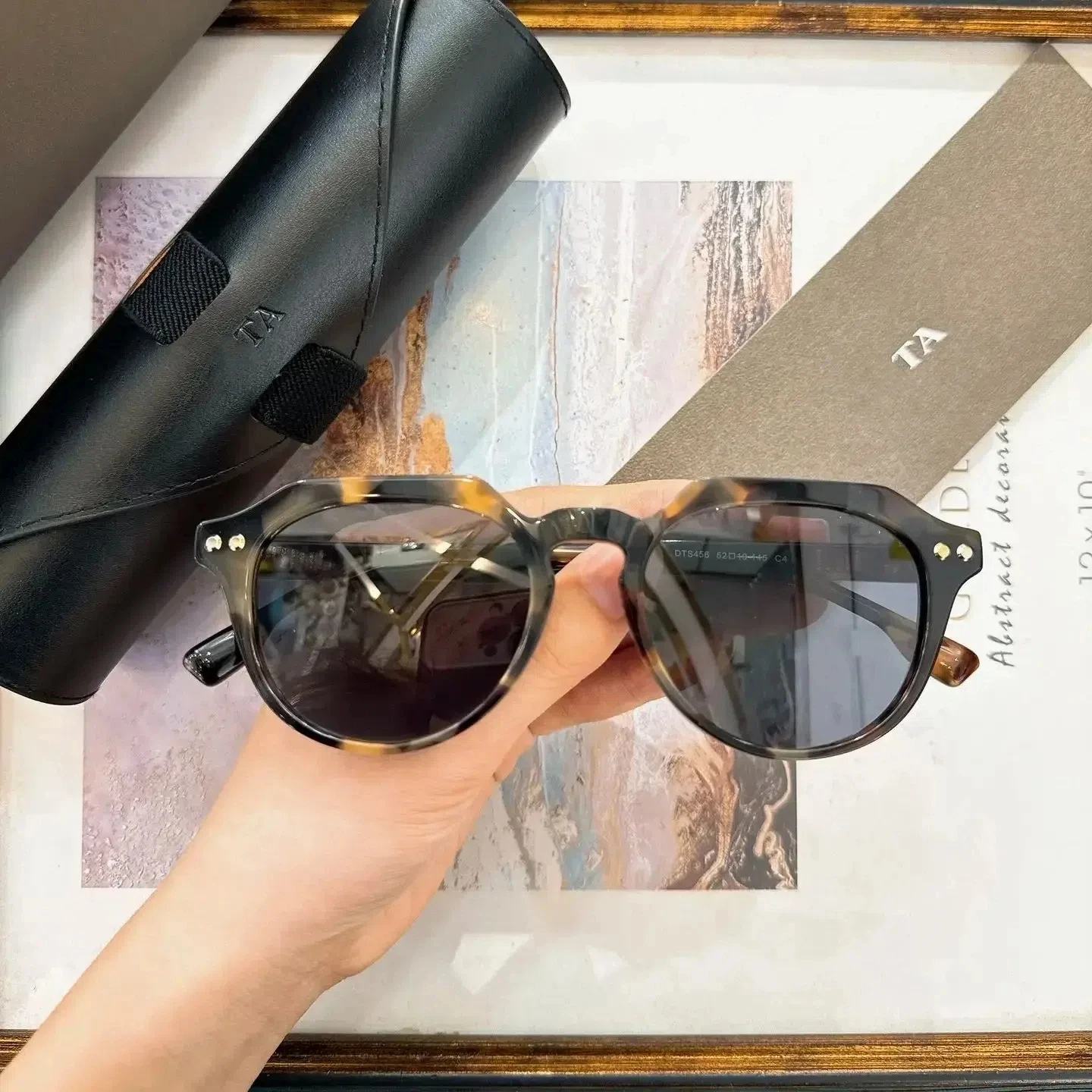 

Authentic For DIYTA DT DTS456 Luxury Acetate Frame Men Women Sun Glasses Popular UV400 Polarized Male Couple Eyewear With Box