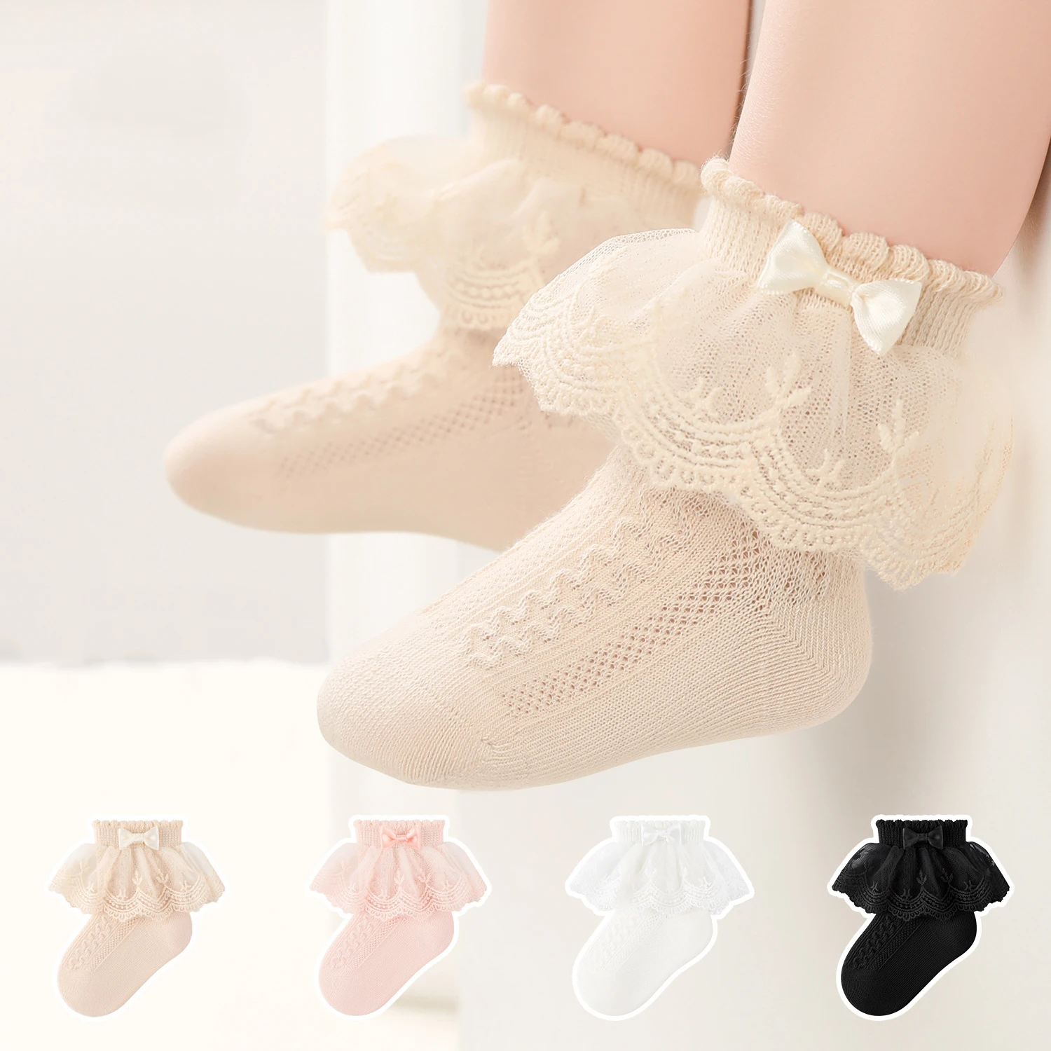 Baby Girls Socks Pr… - image