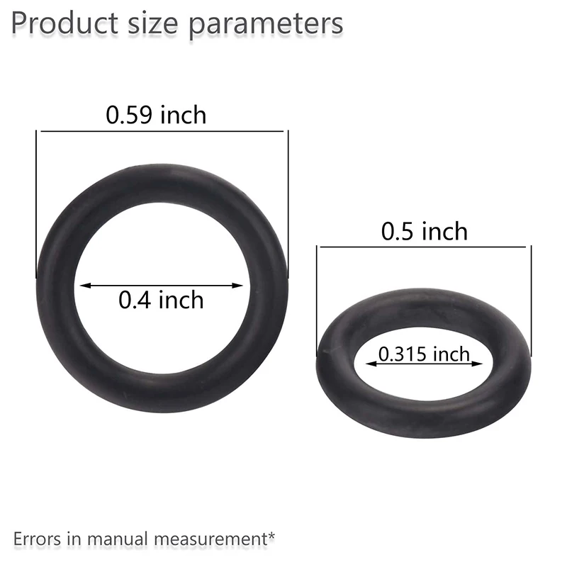 10pcs Rubber O Ring Oil Resistance Washer Gasket Seals for Sun Joe SPX3001 SPX3500 SPX3501 SPX4000 SPX4001 Pressure Washers