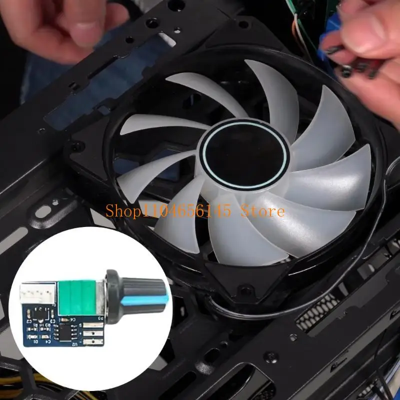 Bộ điều chỉnh tốc độ quạt của bộ điều khiển quạt đơn 5asd 12V