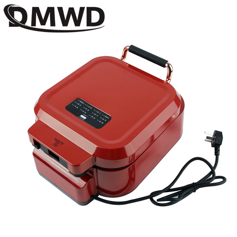 DMWD Multifunction Electric Hot Pot Cooking Skillet Barbecue Machine Crepe Maker Pancake Pizza Baking Pan BBQ Steak Frying Grill