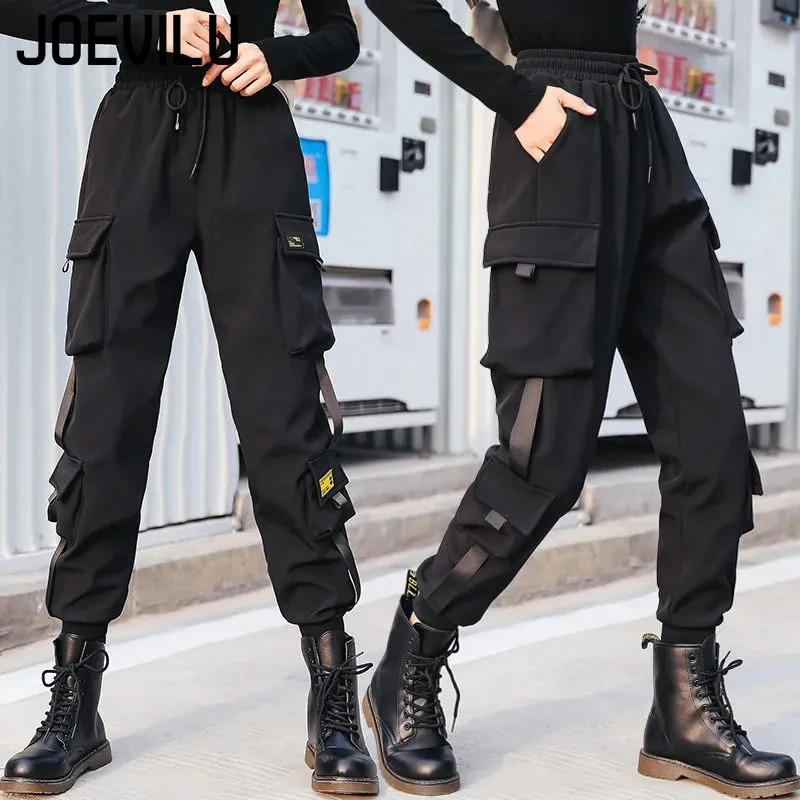 Cargo Pants Women\'s Loose Straight Sweatpants Leg Ankle Casual Pants Joggers Streetwear Outfits Fashion Hip Hop Sports Trousers