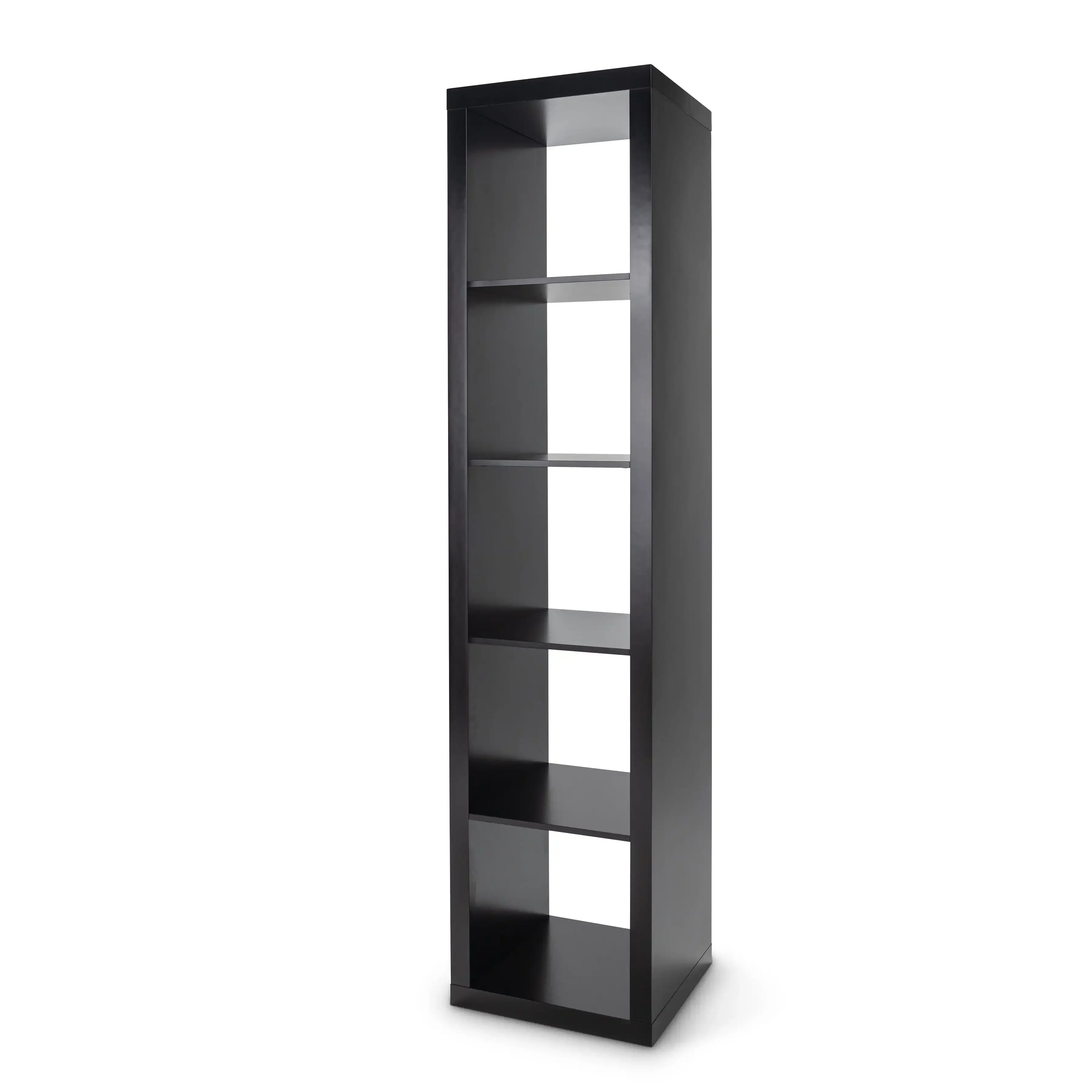 5-Cube Vertical Storage Organizer, Solid Black  Bookshelves  Kids Bookshelf  Book Case Shelf