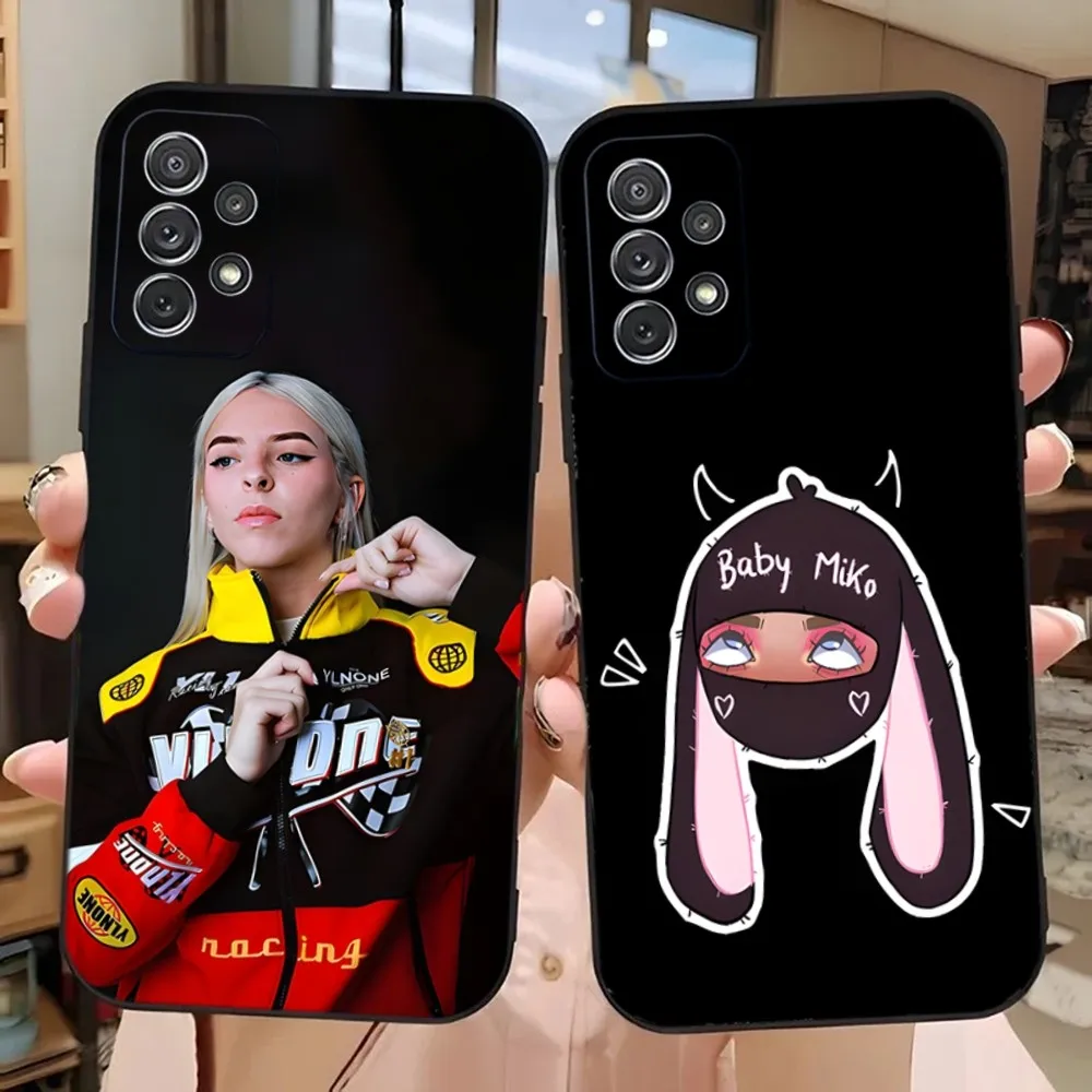 

Young Miko Rapper Phone Case For Samsung Galaxy A13,A21s,A22,A31,A32,A52,A53,A71,A80,A91 Soft Black Phone Cover