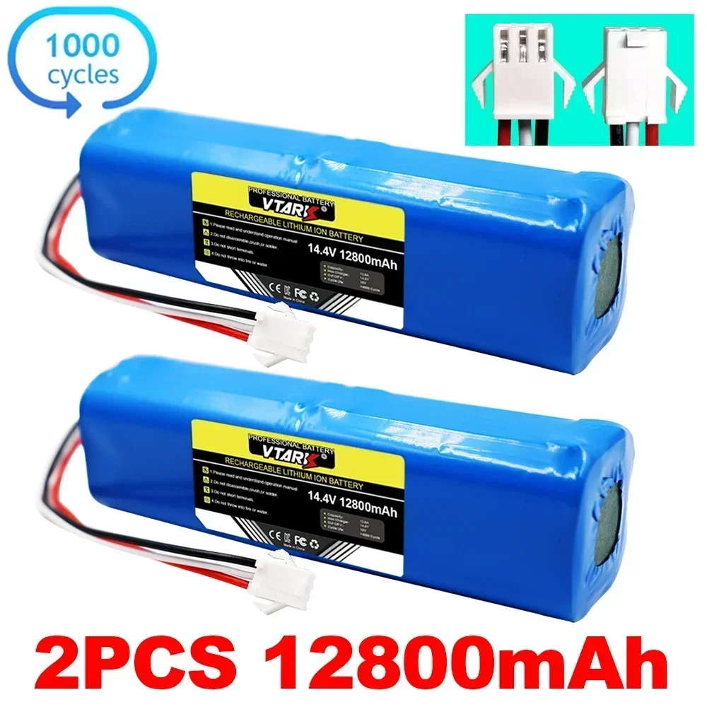 

Rechargeable Li-ion Battery Compatible for Xiaomi Lydsto R1 Viomi S9 Roidmi Eve plus Neabot Q11 ROEMO SYB2 Robot Vacuum Cleaner