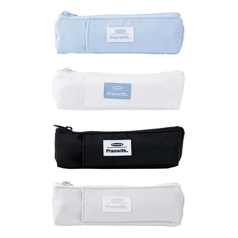 

Pencil Bag with Adjustable Elastic Band Pencil Case Pen Holder Makeup Bag Journal Pen Bag School Office Supplies Dropship