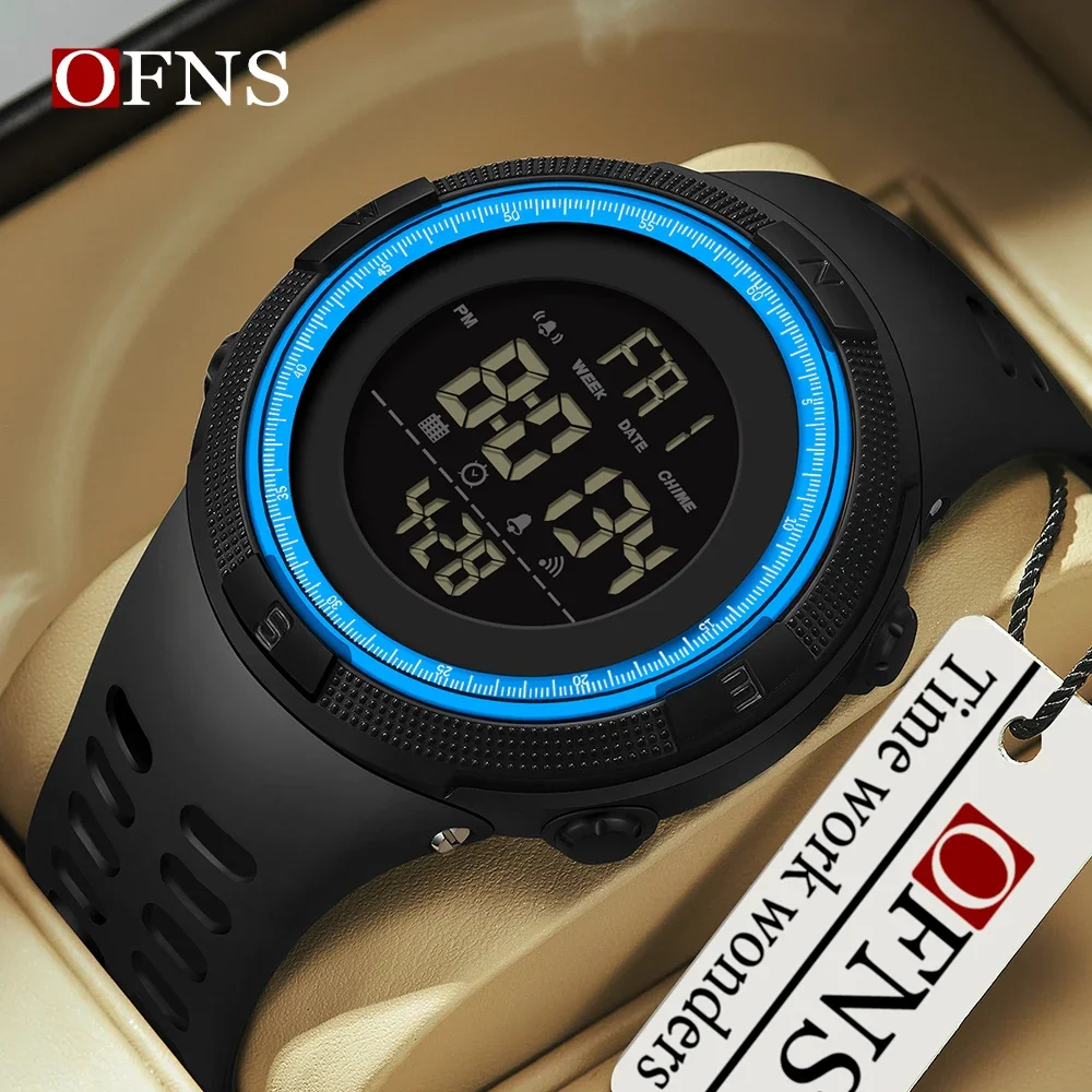 

OFNS 2003 Men's Watch Fashion Waterproof Outdoor Sports Electronic Watch Personalized Watch Cross border E-commerce Watch