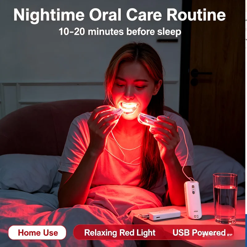 Professional Laser Odontológico Red Light Therapy Device for Gum Healing Teeth Sensitivity Periodontitis Care Home Use