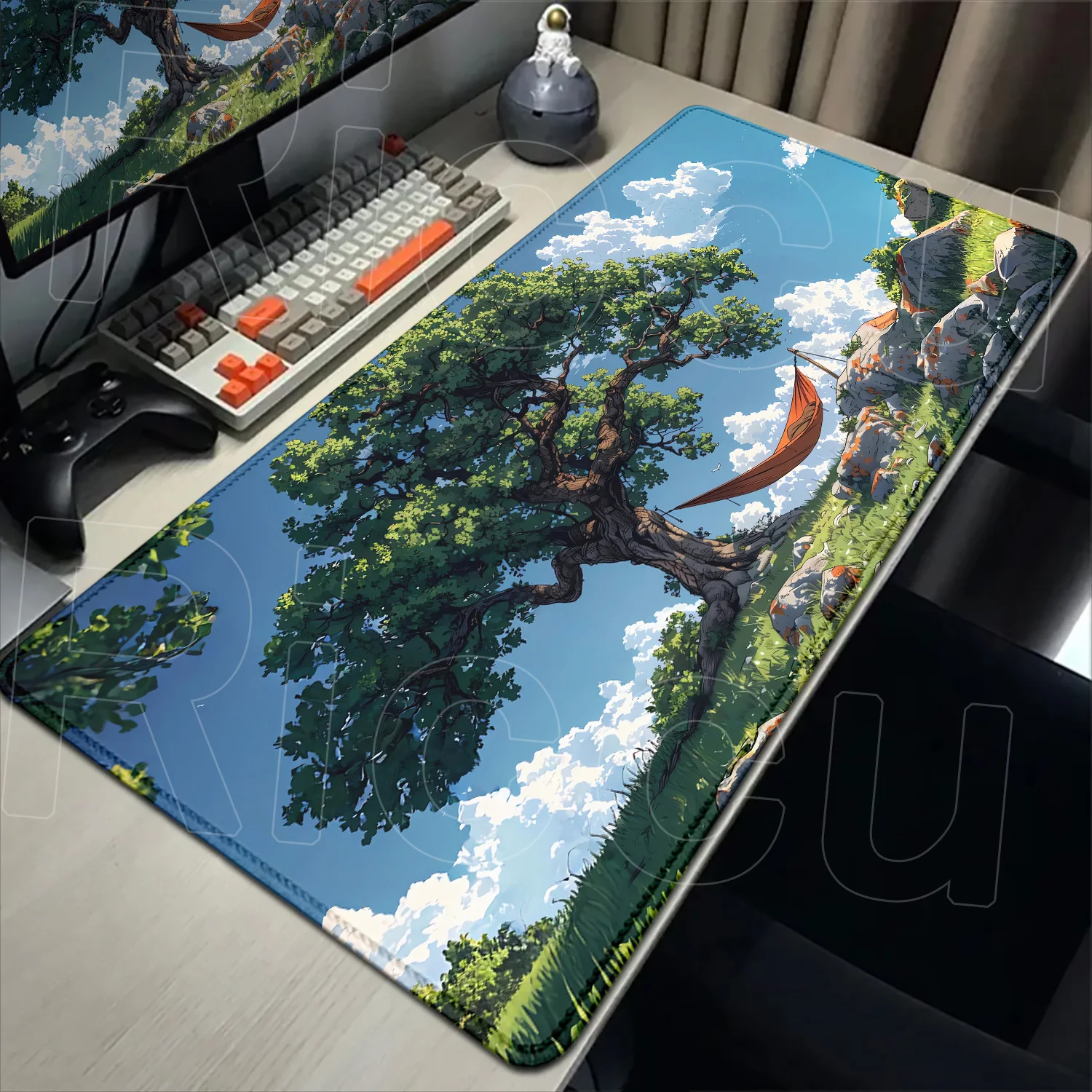 

New Anime Wallpaper Mousepad Large XXL Natural Non-slip Rubber Mouse Pad Computer Office Game Table Mat Gaming Keyboard Desk Mat