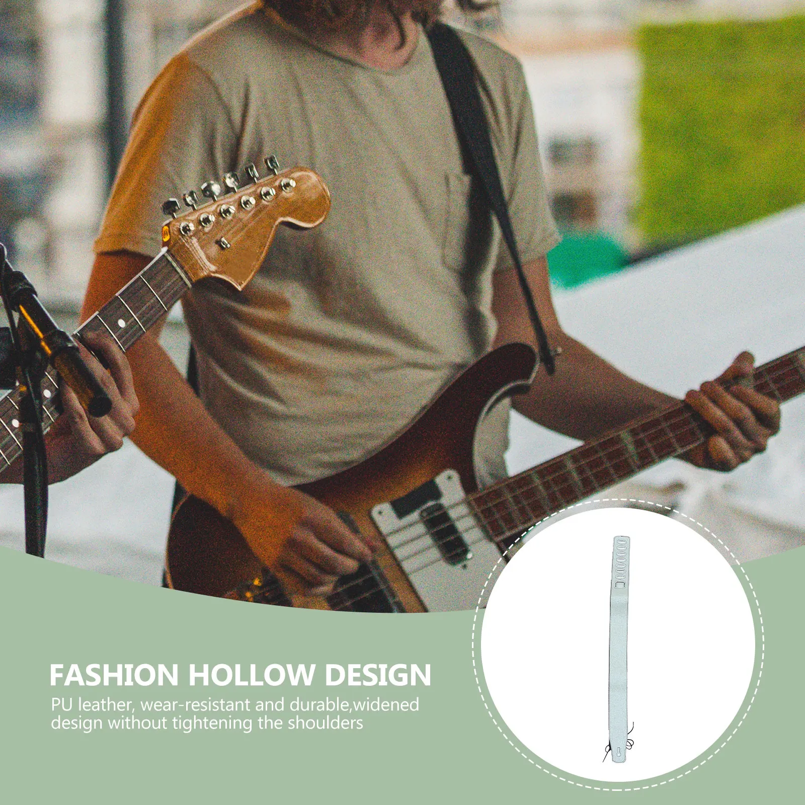 

Guitar Strap Belt Comfortable Accessories Vintage Creative PU Practical