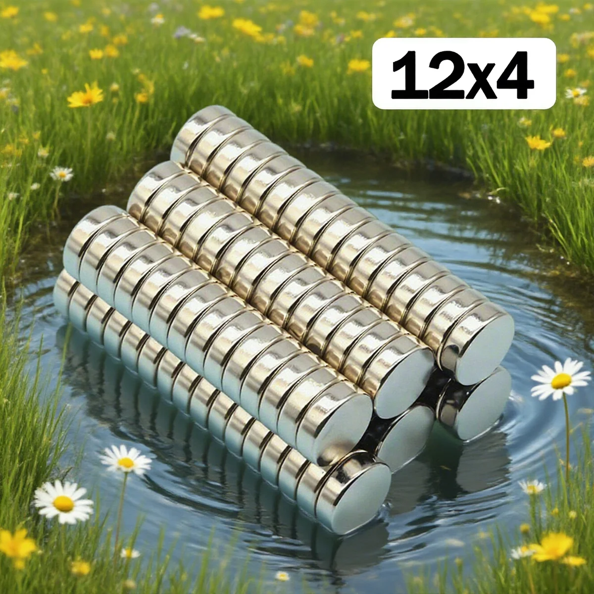 

12X4MM Powerful Neodymium Magnet Round Super Strong Magnets N35 NdfeB Permanent Magnetic imanes Refrigerator Magnet