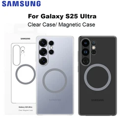Original Samsung Galaxy S25Ultra Clear Case/ITFIT Clear Magnetic Case with Magnet Case for Galaxy S25 Ultra Transparent EF-QS938