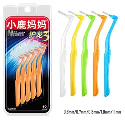 L-shaped Oral Hygiene Gap Floss Interdental Brush Teeth Braces Clean Teeth Toothbrush