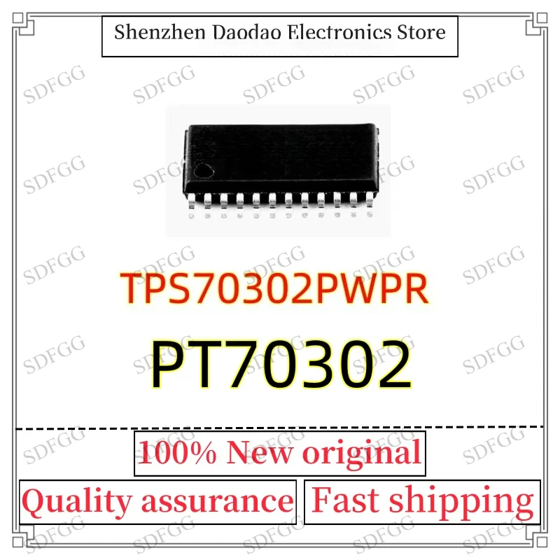 TPS70302PWPR PT70302 TPS70302 HTSSOP-24 Low Voltage Differential Regulator Chip IC New Original