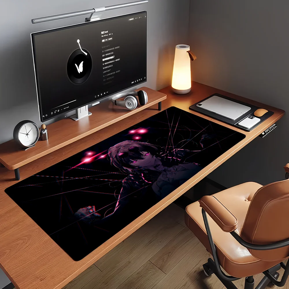 Honkai Star Rail Kafka Mouse Pad Non-slip Locking Edge DeskMat PC Laptop Accessories Rubber Office Keyboard Game 350x900x3mm