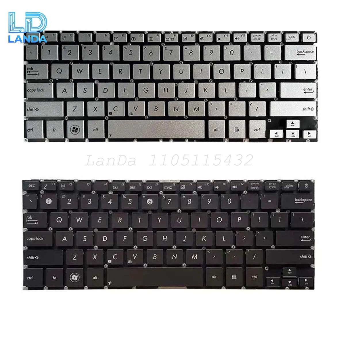 Keyboard For ASUS UX32A UX32E UX32V UX32VD UX32K Brown Silver US No Backlit