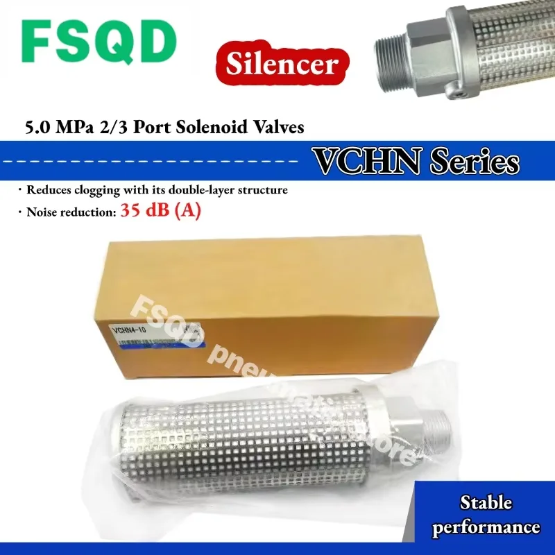 

VCHN3 VCHN4 VCHNF3 VCHNF4-06 10 12 14 Blow molding machine, high pressure Muffler VCHN Series Pneumatic tool