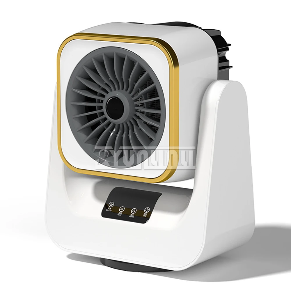 침실 가정용 소형 다기능 난방 팬용 900W 휴대용 전기 히터 팬