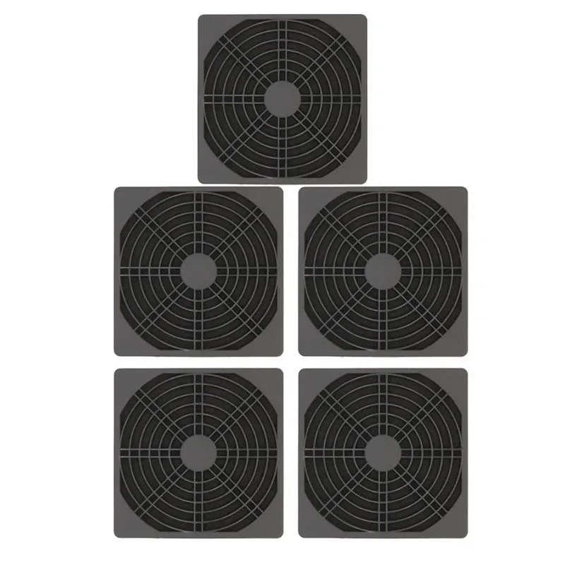 Hot Sale 1/2/5PCS 120mm Dustproof Plastic Cooling Fan Filter Grill Protector Guard Net Cover For Desktop PC Computer Dust Screen