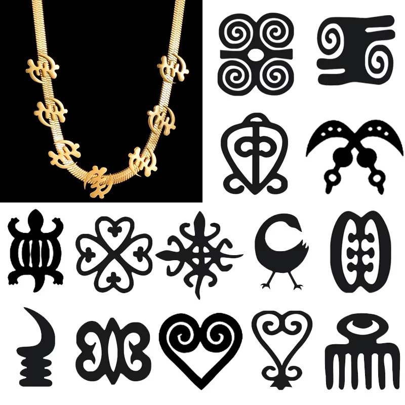 

Nextvance ожерелье с африканским символом на заказ, персонализированное колье из нержавеющей стали Adinkra Gye Nyame, этническое колье для женщин, ювелирные изделия, подарки